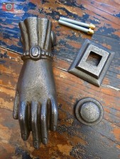 LADIES HAND BALL CAST TRADITIONAL DOOR KNOCKER Elegant Vintage Victorian Style.