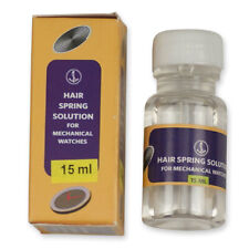 Hairspring cleaning solution