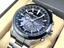 SEIKO ASTRON GPS Radio Wave Solar Men's Watch Titanium 7X52-0AA0 SBXA003 Boxed