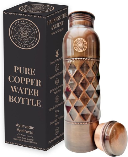 Pure copper water - pure, bottle