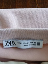 ZARA Size M Pale Pink Dress