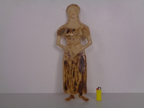 70s ceramic stoneware farmer - 70s,