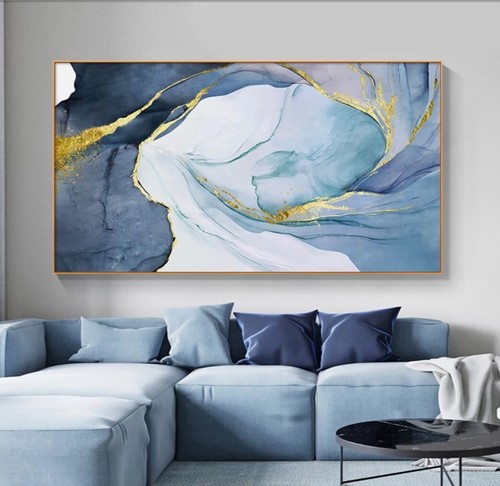 Abstract oil painting canvas - oil,