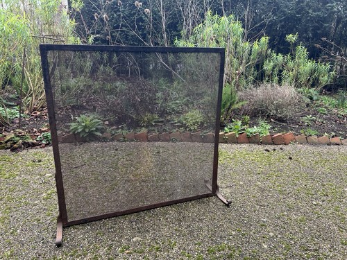Antique fire screen estate - antique,