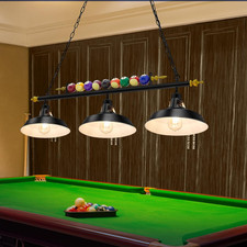 Adjustable Pool Table Lights for 7'-8' Billiard Light Hanging Pool Table Light F