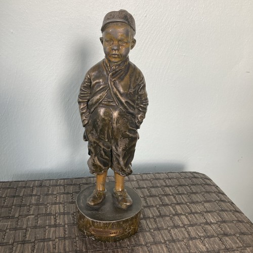 Antique spelter sculpture - spelter,