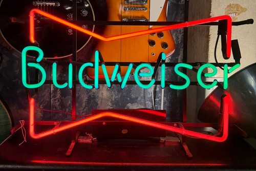 Vintage budweiser bowtie - bowtie, neon