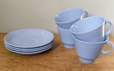 Vintage Woods Ware Iris Blue