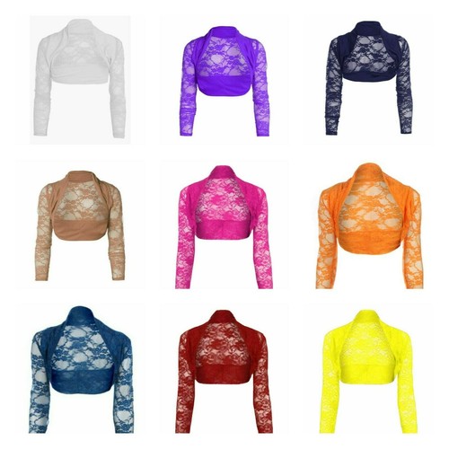 Ladies womens cropped lace - ladies,