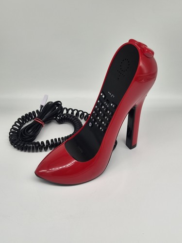 Stiletto shoe phone telephone - shoe,