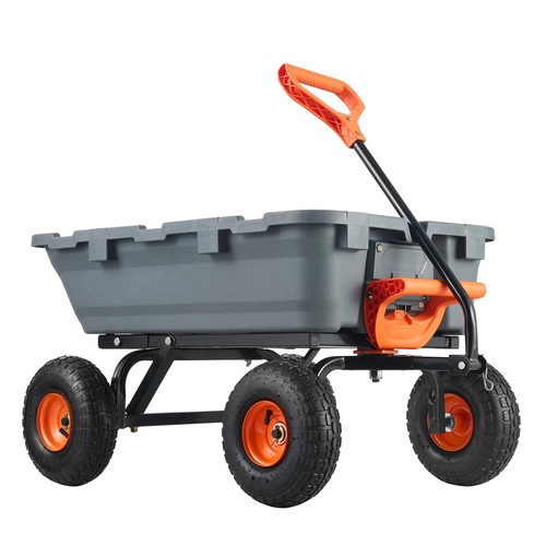 Poly garden dump cart - garden,