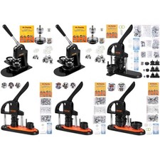 VEVOR Button Maker Machine Pin Badge Maker 2.28"/1.25"/0.98"/3-in-1/2-in-1 Badge