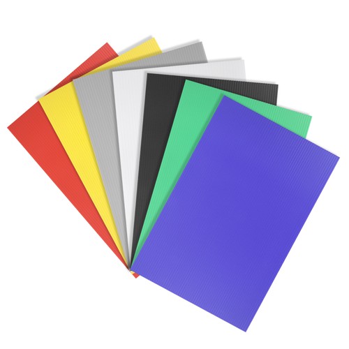 7pcs corrugated plastic sheets - 7pcs,