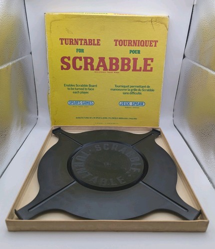 Scrabble plastic turntable - scrabble,
