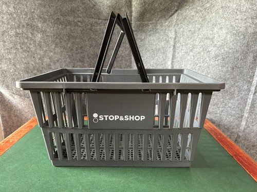 Vtg stop shop gray grocery - stop,
