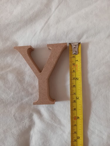 Freestanding wooden letter - freestanding,