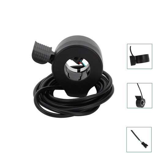 Left right black thumb finger - black,