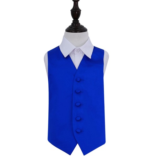 Royal blue satin - satin, solid
