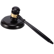 Wooden judge's gavel auction hammer with sound  for attorney judge auction2501