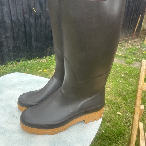 Aigle brown wellington boots - wellington,