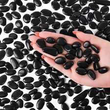 3.96 lb Black Decorative Stones 0.23-0.35in Natural Gravel Rocks for Plant Pots