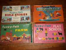 FUZZY FELT VINTAGE BUNDLE X4