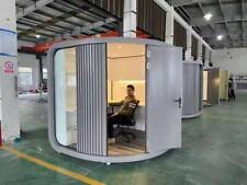 Modern Looking Garden Office Pod c/w Furniture & Electrics - Plug 'n' Play!