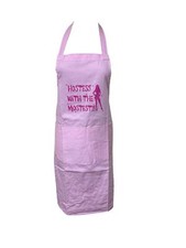 Novelty Apron Hostess With The