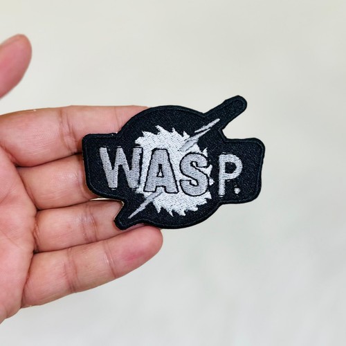 Wasp logo embrodiered patch - logo,