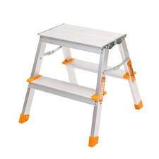 Vaunt 2 Tread Aluminium Step Stool Mini Ladder Lightweight Step Hop Up Platform