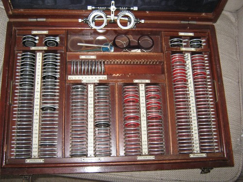 Vintage optician lens set - vintage,