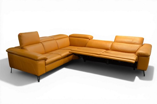 Orange corner sofa power - corner,