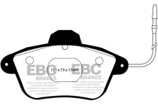 EBC Ultimax Front Brake Pads for Citroen XM 2.0 Turbo Estate (92 > 00)