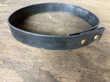 LANGLITZ BLACK LEATHER MOTORCYCLE BELT SIZE 34