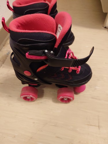 Adj quad skate - pink, black