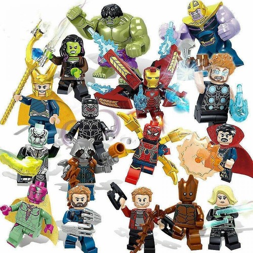 16pcs super hero comic mini - 16pcs,