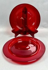 Two Steuben Red Art Glass