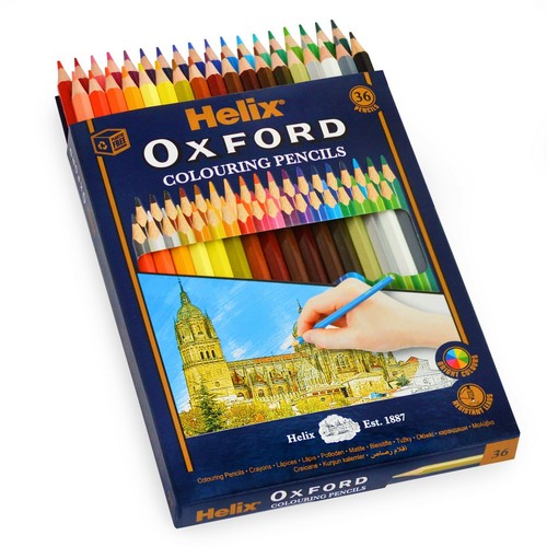 Helix oxford colouring pencils - oxford,