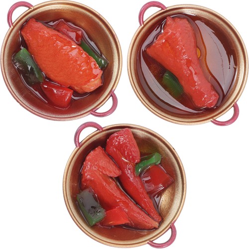 3pcs realistic food toys fake - toys,
