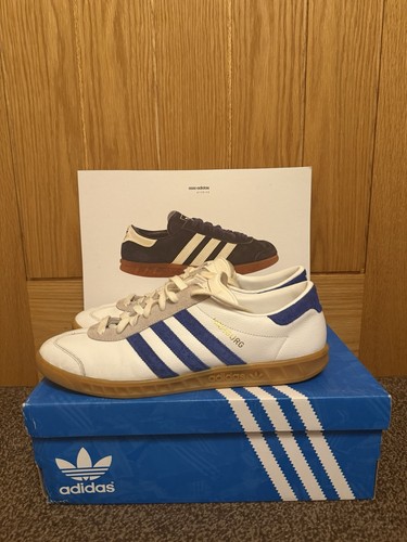 Adidas hamburg white blue - hamburg,