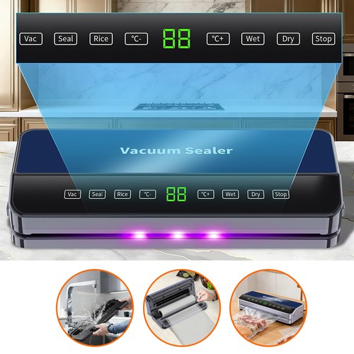 Vacuum packing machine - machine, cutter