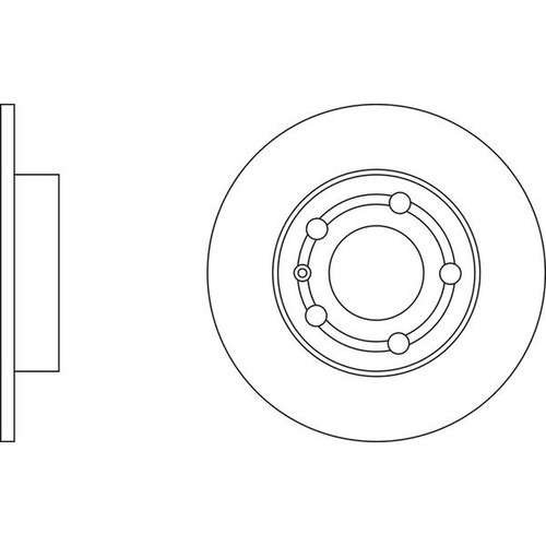 Apec blue brake disc - brake, rear