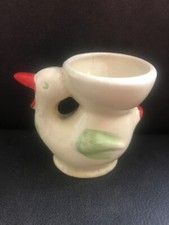 Vintage Keele street pottery Duck Egg Cup
