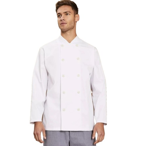 Mens white chef jacket coat - chef,