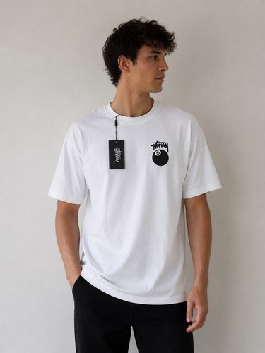 Stussy white shirt size m - white,