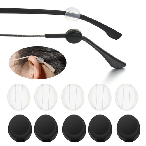 Silicone ear hooks glasses - silicone,