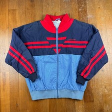 Vintage 80s Adidas Blue Red