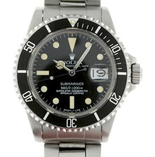 1972 3.3M Serial Red Era Rolex Submariner 1680 Stainless Steel Watch 40mm