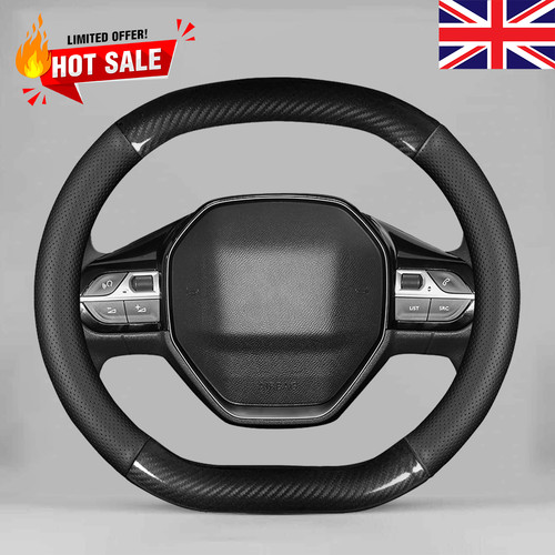Carbon fibre steering wheel - carbon,