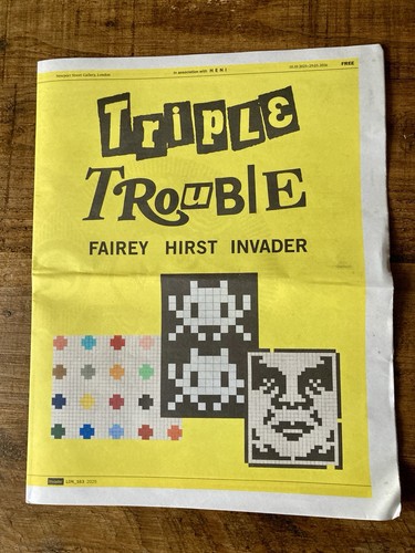 Triple trouble exhibition - trouble,